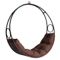 Cadeira Balanço Suspenso Lua Em Fibra Sintética Tabaco/marrom - 1