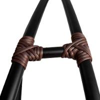 Cadeira Balanço Suspenso Lua Em Fibra Sintética Tabaco/marrom