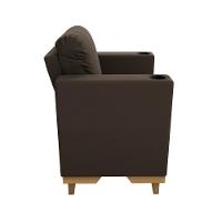 Poltrona Maya Kappesberg Suede Café