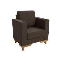 Poltrona Maya Kappesberg Suede Café - 6