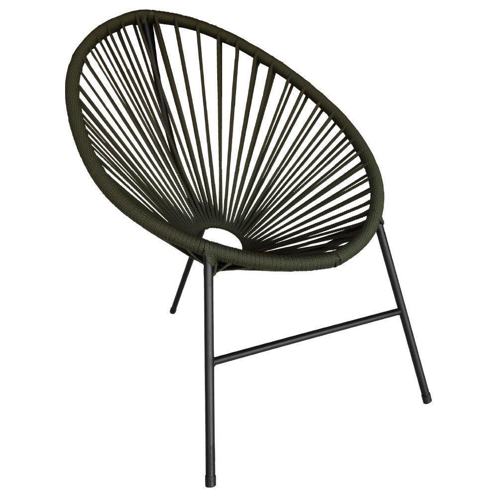 Conjunto 3 Cadeiras Para Area Externa Acapulco Aço Carbono Verde - 4