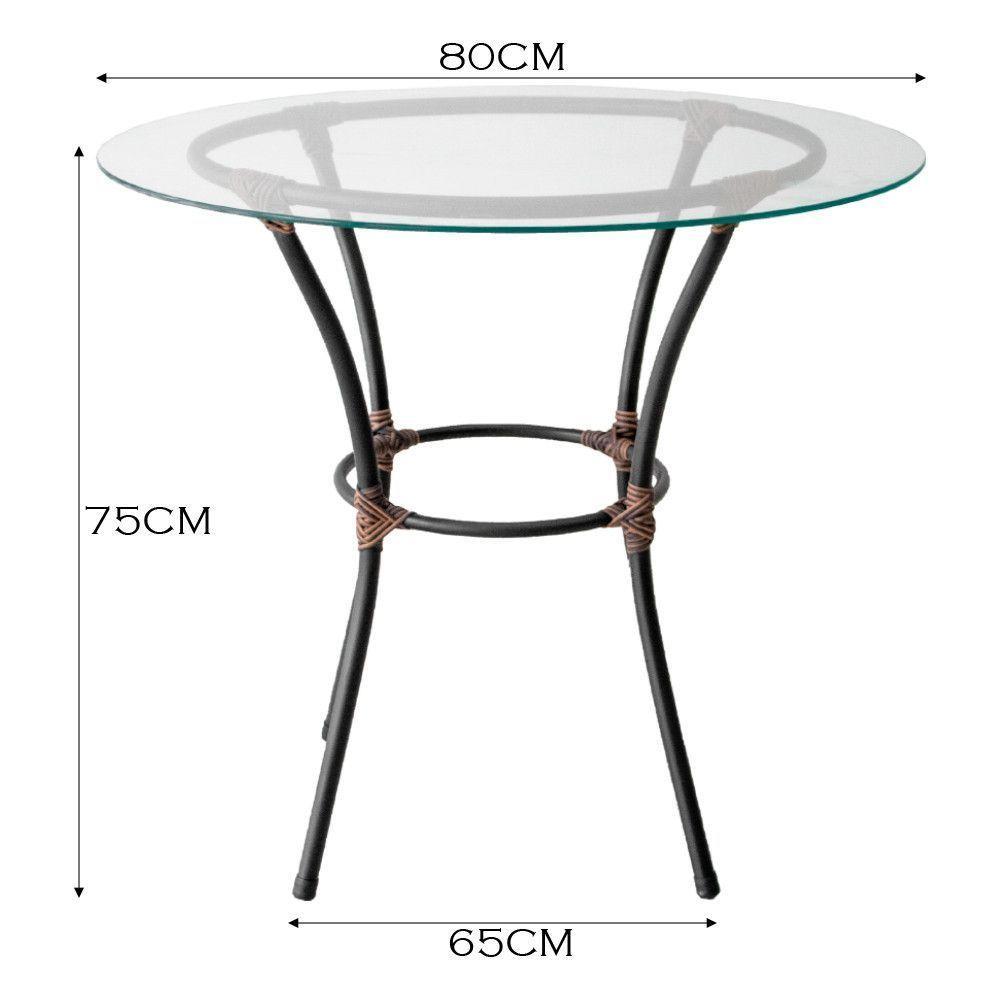 Jogo De Mesa 4 Cadeiras Happy Hour Para área Externa Argila - 5