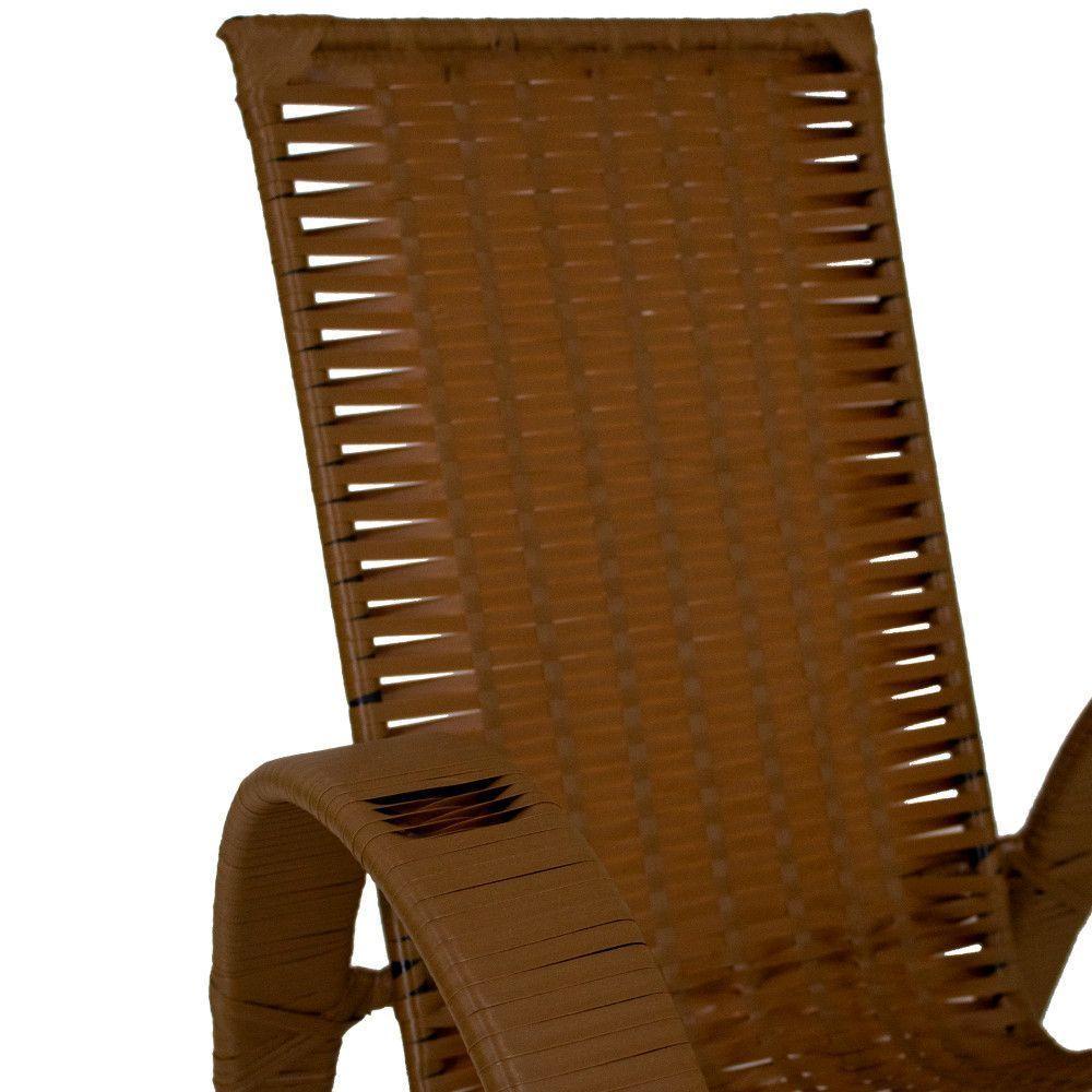 Conjunto De Mesa De Centro E 2 Cadeiras Vitória Para área Caramelo - 4