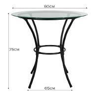 Conjunto Mesa Com 4 Cadeiras Lugo Para Cozinha Ou Jantar Preto/mesclado