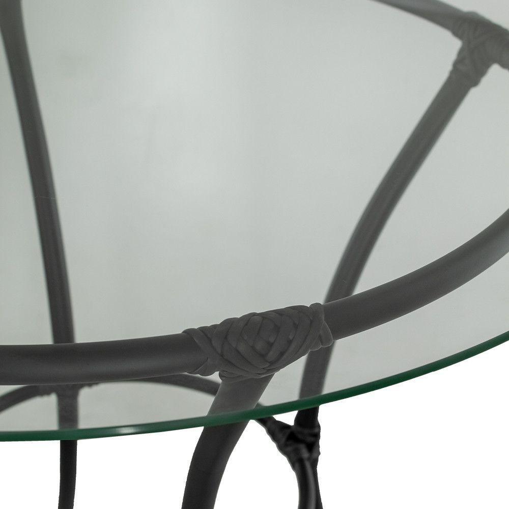 Conjunto Mesa Com 4 Cadeiras Lugo Para Cozinha Ou Jantar Preto/marrom - 6