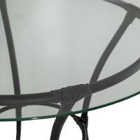 Conjunto Mesa Com 4 Cadeiras Lugo Para Cozinha Ou Jantar Preto/marrom - 6