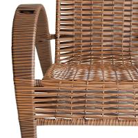 Conjunto De Mesa De Centro E 2 Cadeiras Vitória Para área Argila