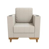 Poltrona Maya Kappesberg Linho Caqui - 7