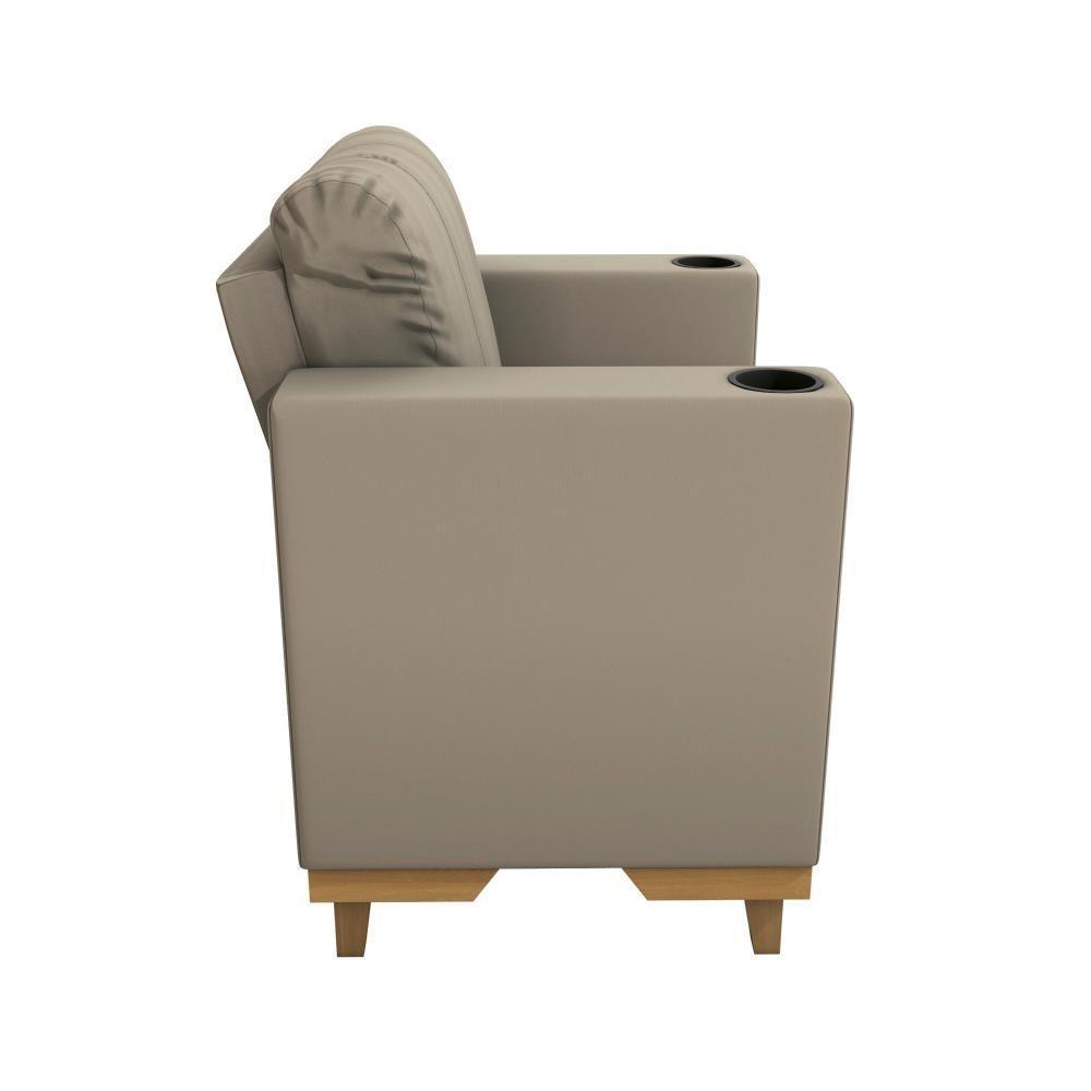 Poltrona Maya Kappesberg Suede Bege - 6