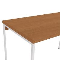 Mesa De Escritório Escrivaninha Kappesberg Industrial Canela-branco 118cm