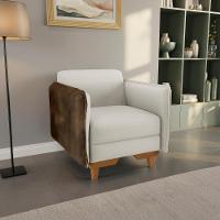 Poltrona Belinda Kappesberg Linho Caqui - 1