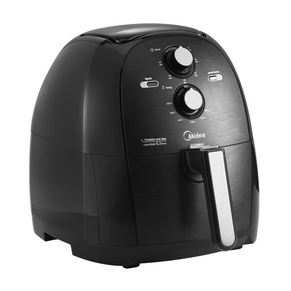 Fritadeira Air Fryer 5,3l Cor Preta Midea Frb50p1 - 127v - 2