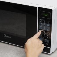 Micro-ondas 20l Branco Porta Preta Minuto Fácil Midea Mras22 - 220v - 6