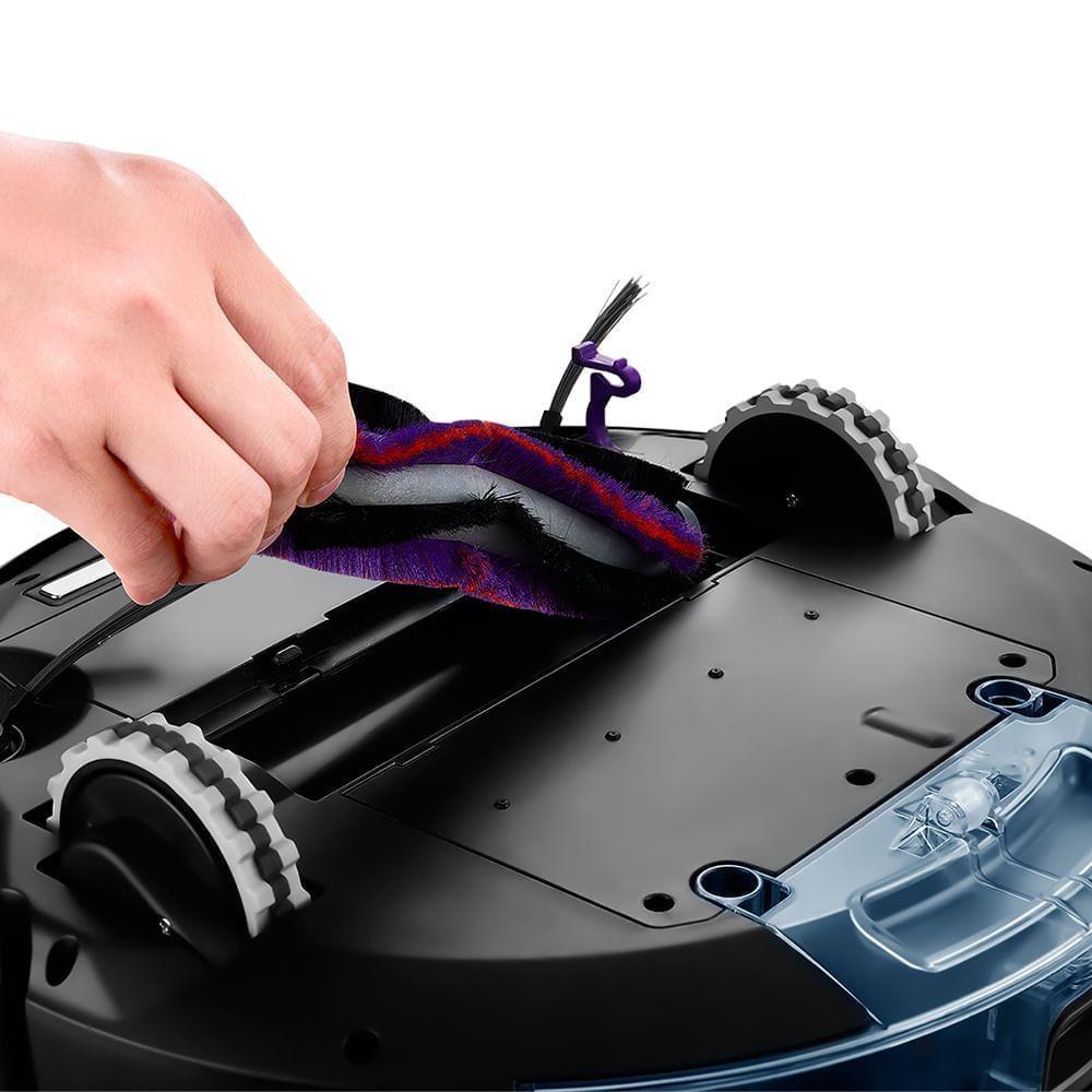 Aspirador Robô Connectgyro I5C Passa Pano Preto Midea VRA61PB Bivolt - 7