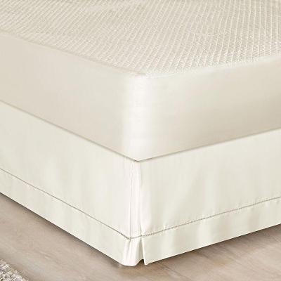 Saia Para Cama Box 200 Fios Bia Casal Padrão 01 Peça 80% Algodão 20% Poliéster - Palha