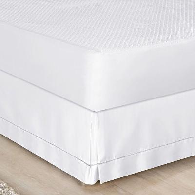 Saia Para Cama Box 200 Fios Bia Casal Padrão 01 Peça 80% Algodão 20% Poliéster - Branco
