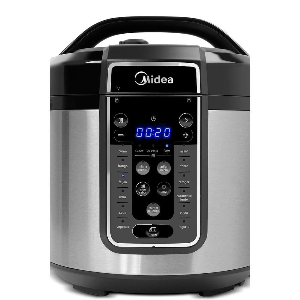 Panela de Pressão Elétrica 6 L MasterSteam Inox Midea PPG70S2 - 220v - 5