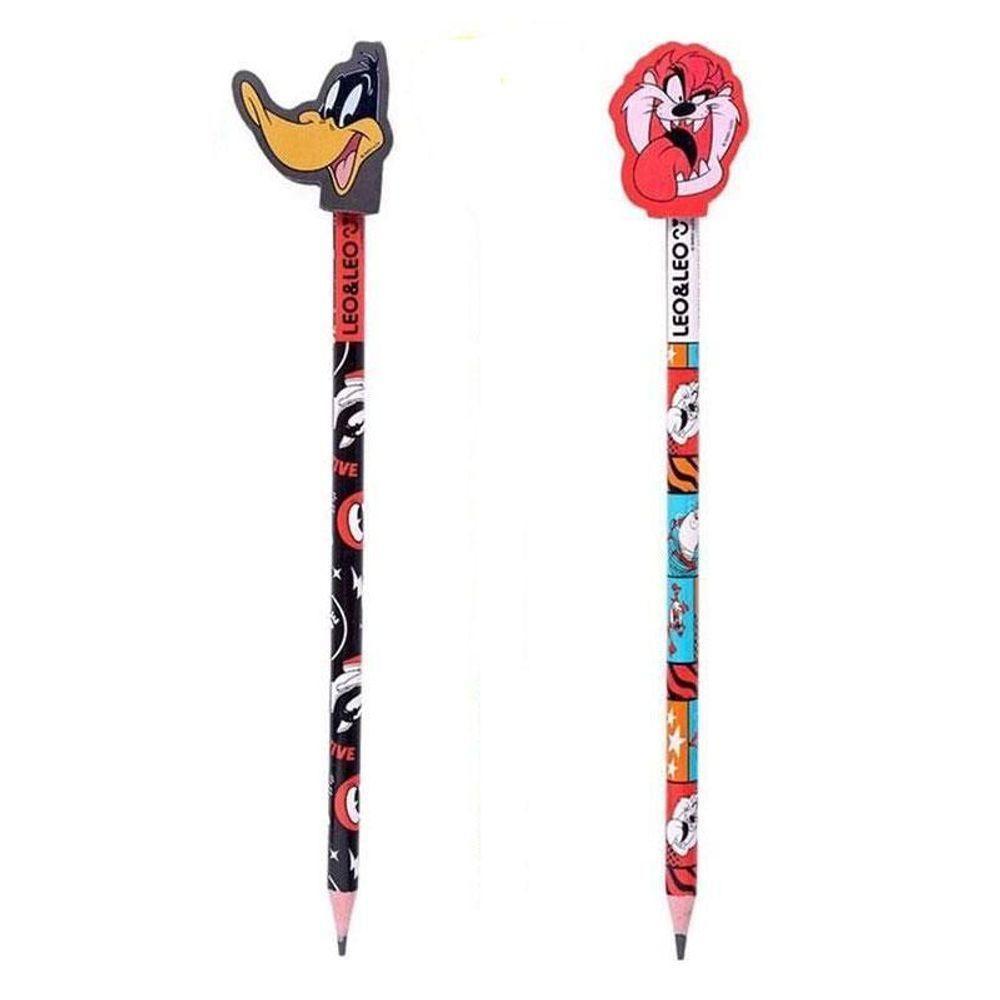 Lápis De Escrever Looney Tunes 2 Unidades - Leo&leo - 1