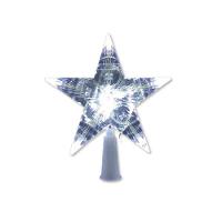Ponteira Estrela Led Branco 220v Enfeite árvore De Natal - 1