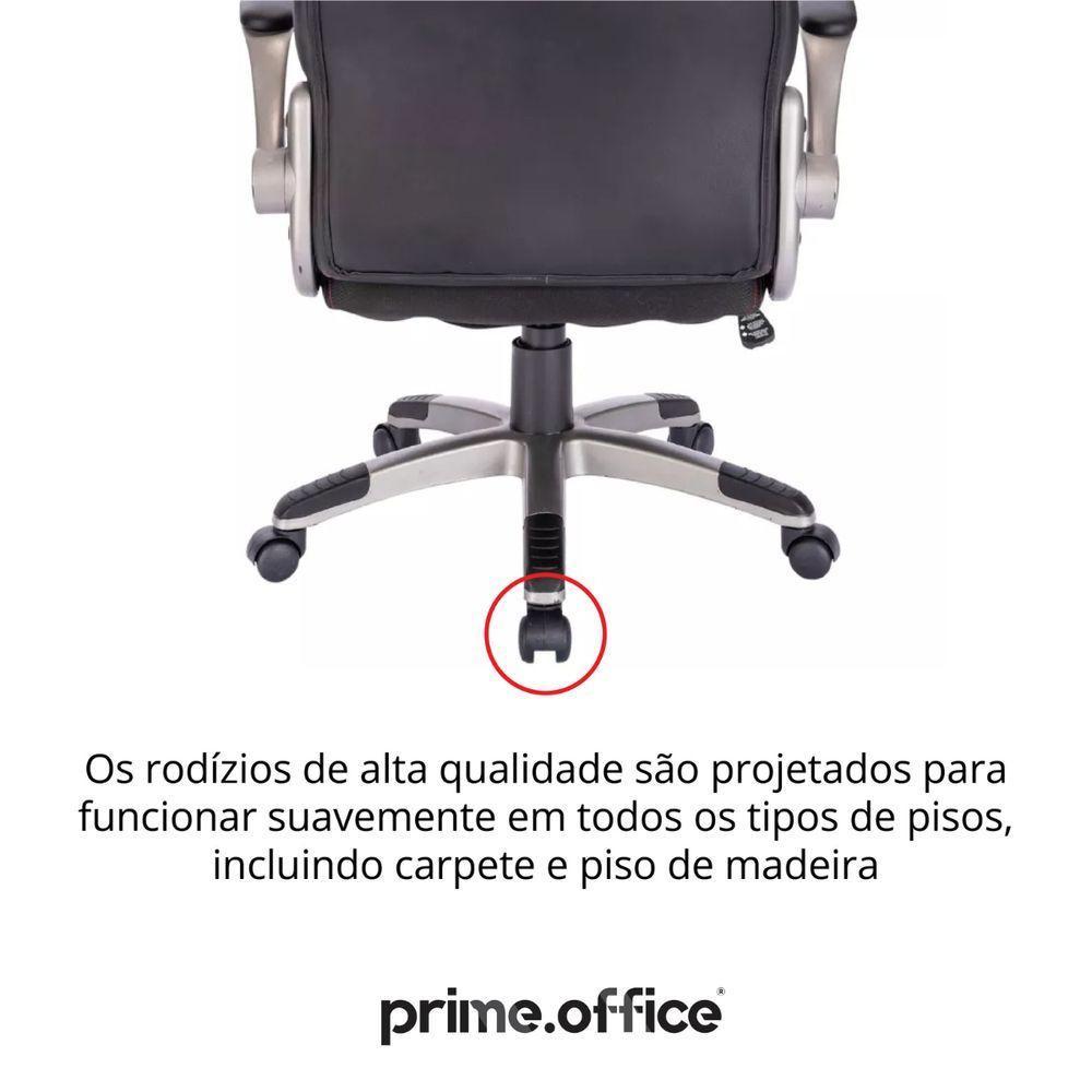 Cadeira De Escritório Presidente Ergonômica Premium Gamer - 6