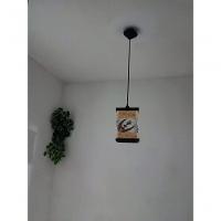 Lustre De Teto Luminária Rústico De Corda Artesanal Decoração Sala Quarto Hotel Pousada - 2