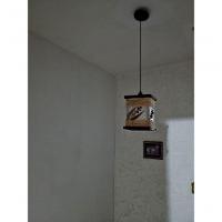 Lustre De Teto Luminária Rústico De Corda Artesanal Decoração Sala Quarto Hotel Pousada - 3