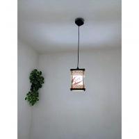 Lustre De Teto Luminária Rústico De Corda Artesanal Decoração Sala Quarto Hotel Pousada