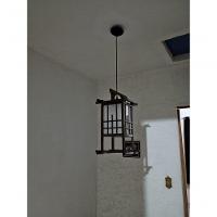 Lustre Oriental Luminária Estilo Japonês Rustico Artesanal Sala Quarto Restaurante Hotel Pousada - 3