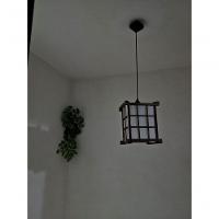 Lustre Luminária De Teto De Madeira Rustico Artesanal Decoração Sala Quarto Hotel Pousada - 2