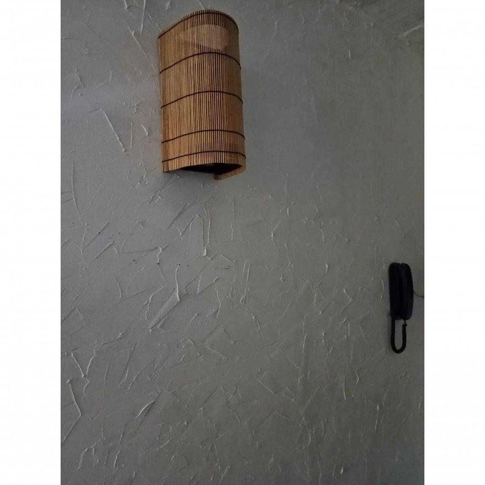 Luminária De Parede Arandela Rustica Telinha De Bambu Oval Artesanal Sala Quarto Hotel Pousada - 5