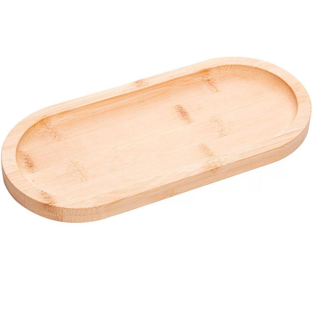 Bandeja Oval Nature Lyor 24x11x1,5cm Bambu - 1