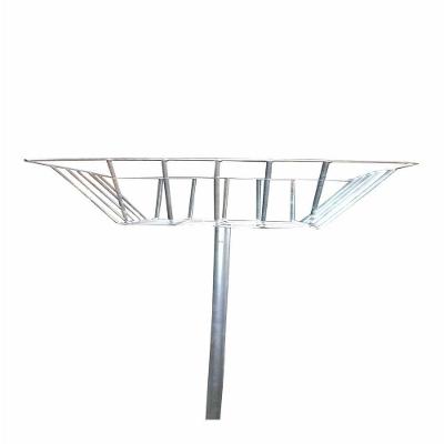 Lixeira Para Calçada De Rua Com Cesto 59 X 59 Cm - Fundição Petrópolis