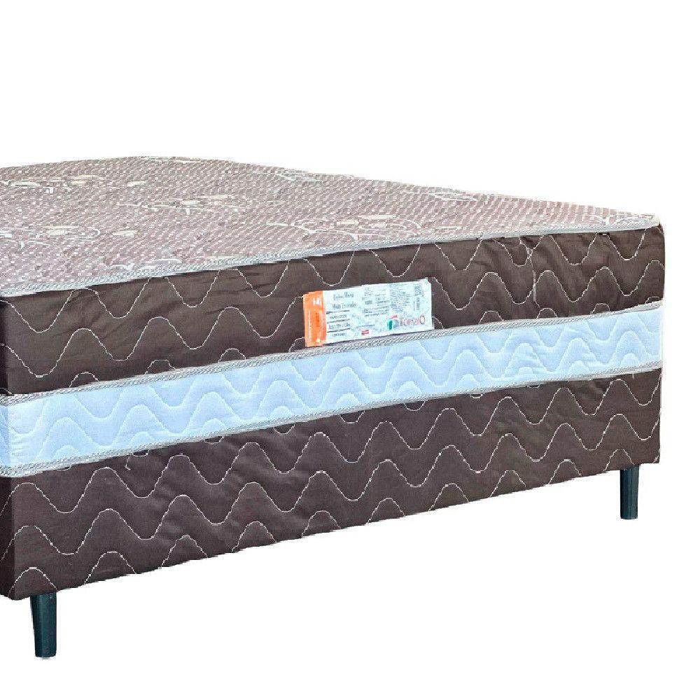 Unibox Macro Molas Ensacadas Queen 158x198x54 Cm Topazio Marrom-branco - 3