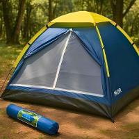 Barraca Iglu 4 Pessoas Camping Acampamento Colchão Casal Mor