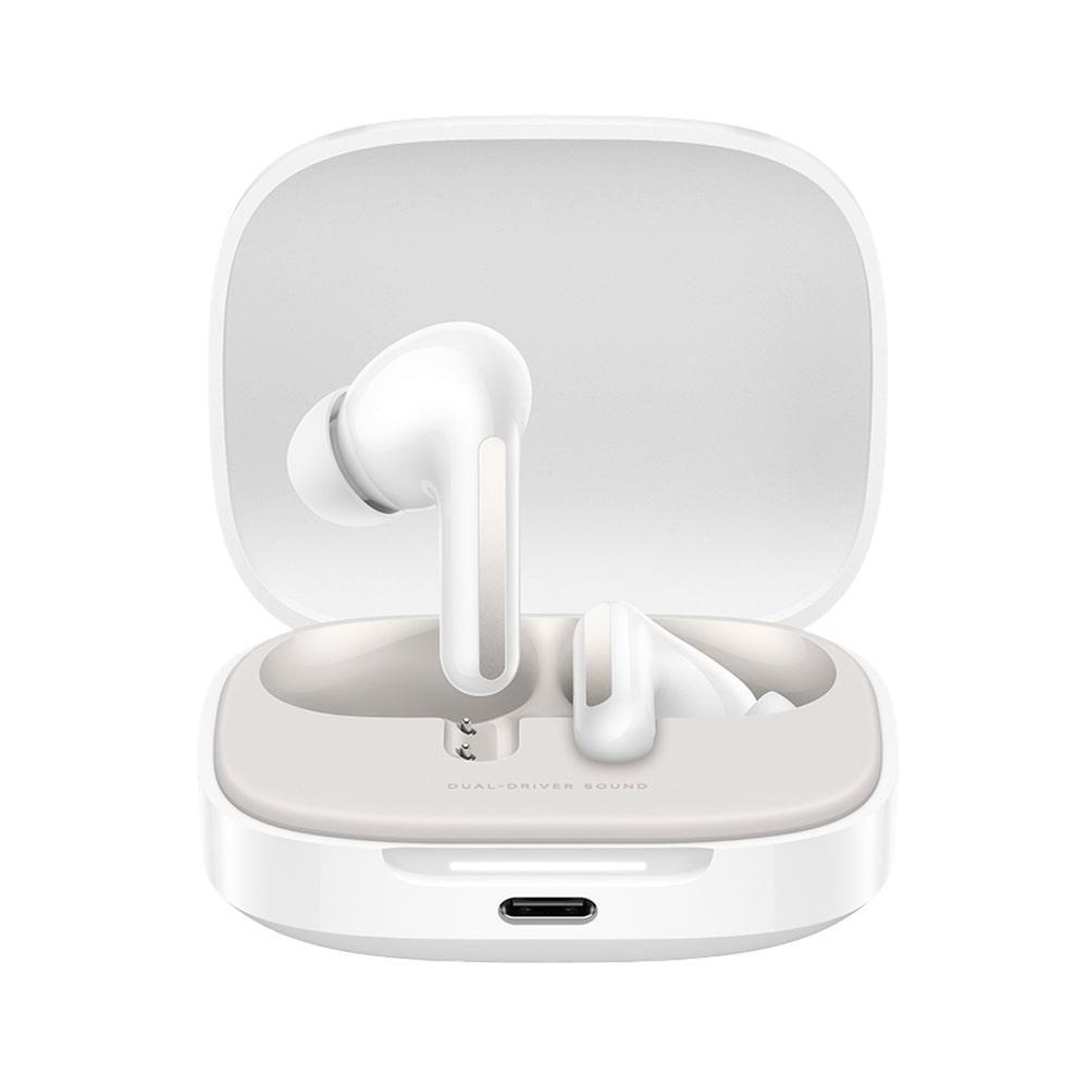 Fone De Ouvido Bluetooth Xiaomi Redmi Buds 6 Com Cancelamento de Ruído - Branco - 1