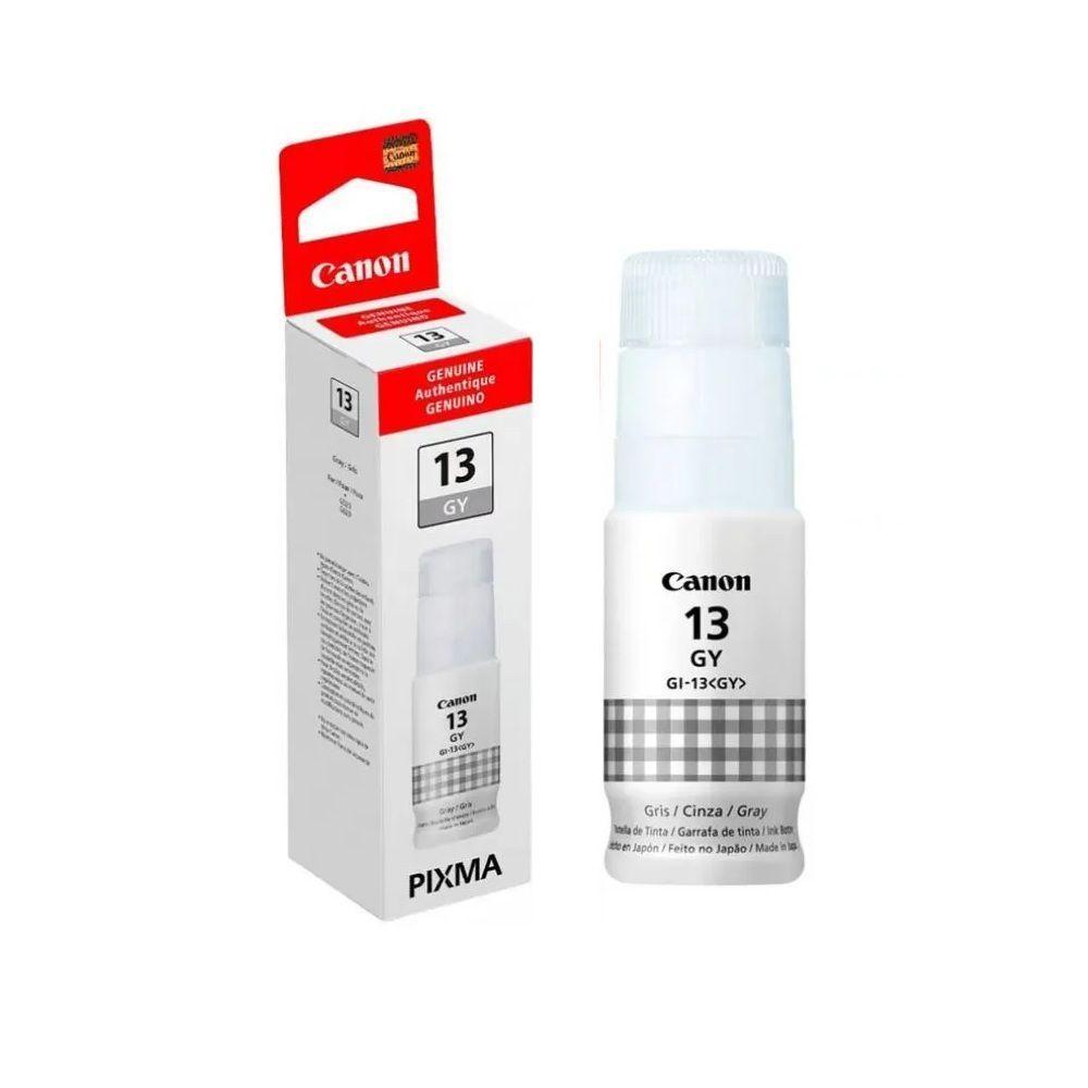 Tinta Canon Gi-13 Gi13 Cinza Gy Original Para Impressora Mega Tank G510 G610 G-510 G-610 Refil 60ml - 1