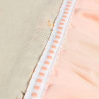 Jogo Cama Lençol Fiore King Estampado 180 Fios 100% Algodão Com Babadinho 3 Peças Salmão Floral - 3