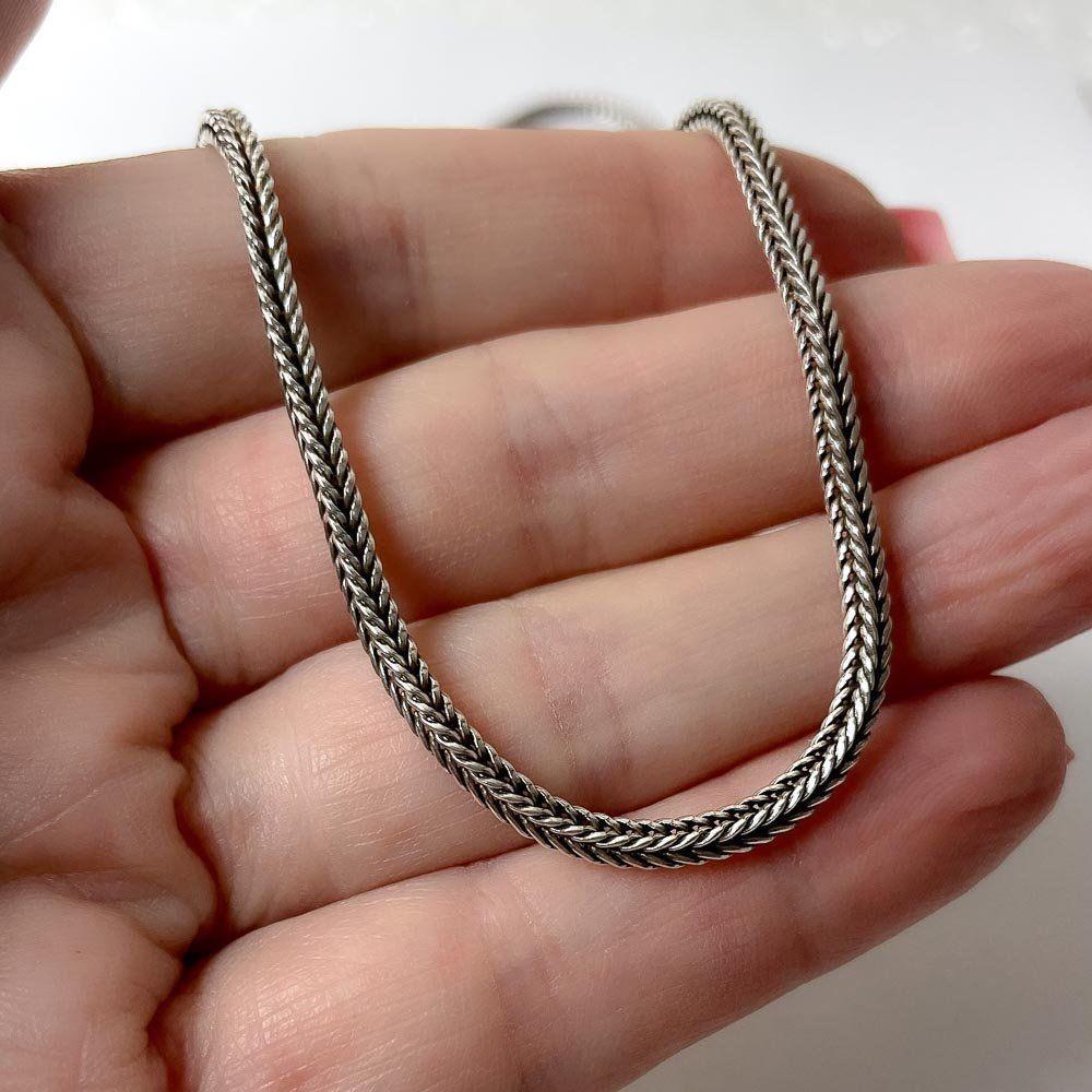 Corrente Cabo Marítimo 2,5mm Quadrado Prata De Bali 925 - 4