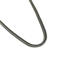 Corrente Cabo Marítimo 2,5mm Quadrado Prata De Bali 925 - 2