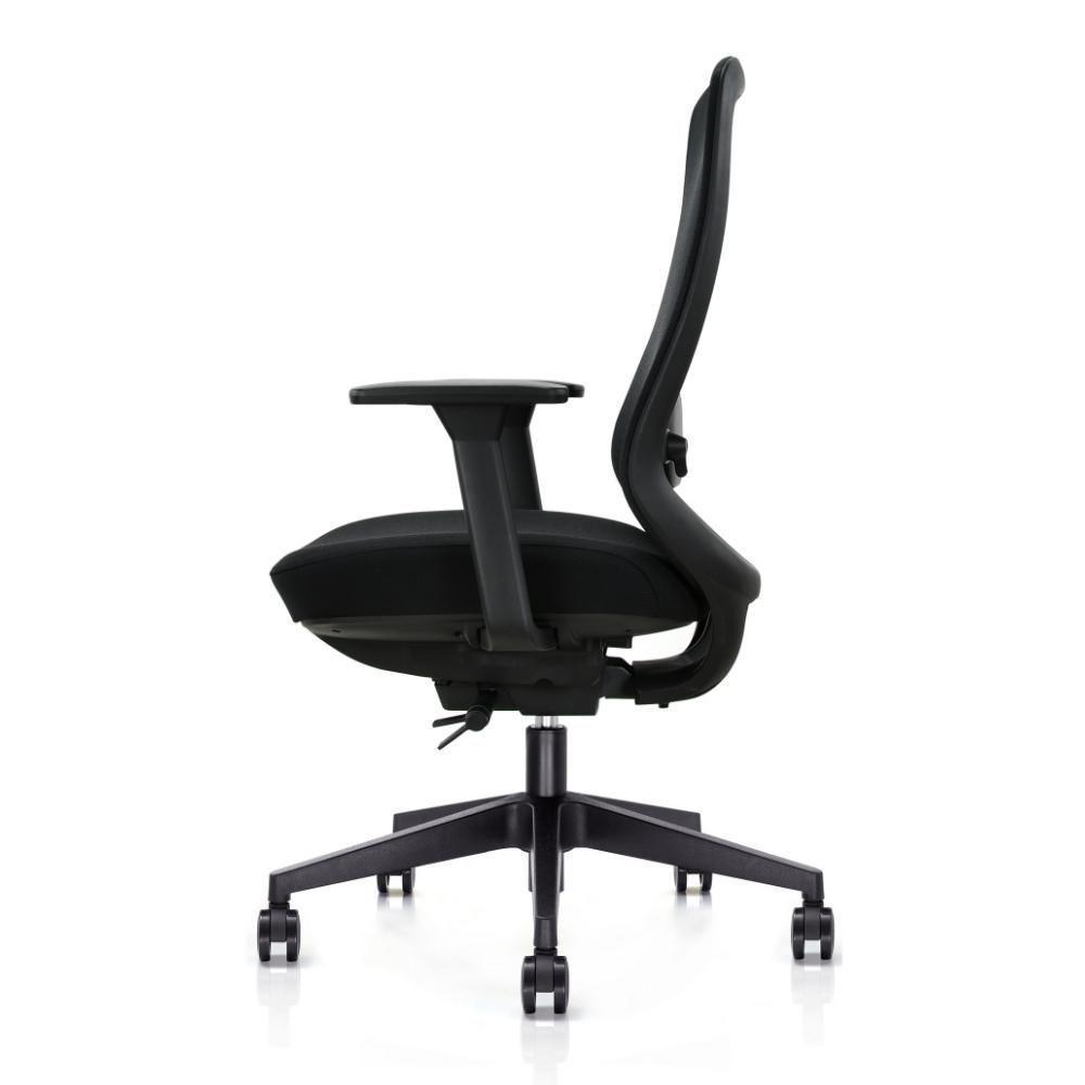 Cadeira Diretor Ergonômica Smartconfort Giratória Ajustável Escritório Home Office Preto - 3