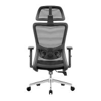 Cadeira Presidente Ergonômica Muv Ergo Tela Mesh Apoio De Cabeça Braços Ajustáveis Preto - 5