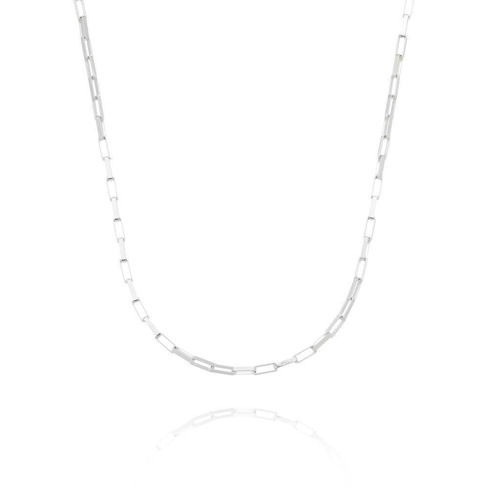 Corrente Elos 1,3mm Unissex Prata 925 - 1