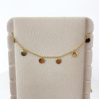 Tornozeleira Delicada Chapinhas Redondas ? Banhada A Ouro 18k | Antialérgica - 3