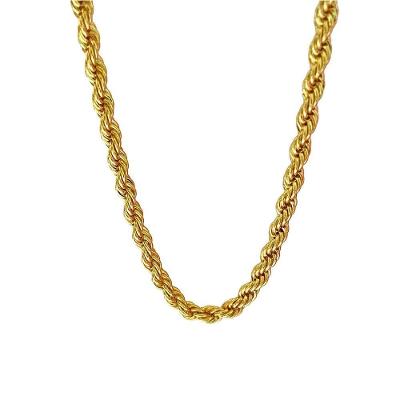 Corrente Cordão Baiano 5mm Banhado A Ouro 18k