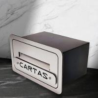 Caixa De Correio Em Acm 5n Aço Escovado - 601-6 - Numeral - 1