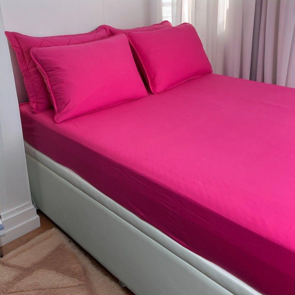 Jogo De Lençol 3 Pçs Zono Enxovais Queen Minie Estampa Unicórnio - 4