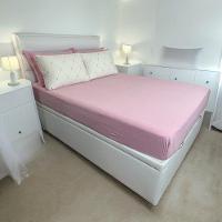 Jogo De Lençol 3 Pçs Zono Enxovais Queen Rosado Estampa Bolinha Pontilhado - 2