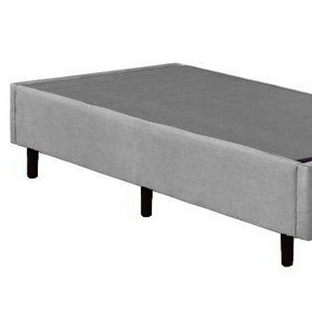 Base Box Solteiro Cinza Suede 38x88x188 - 5