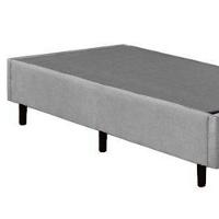 Base Box Solteiro Cinza Suede 38x88x188 - 5