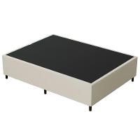 Cama Base Box Casal Sintético Bege 38x138x188 - 1
